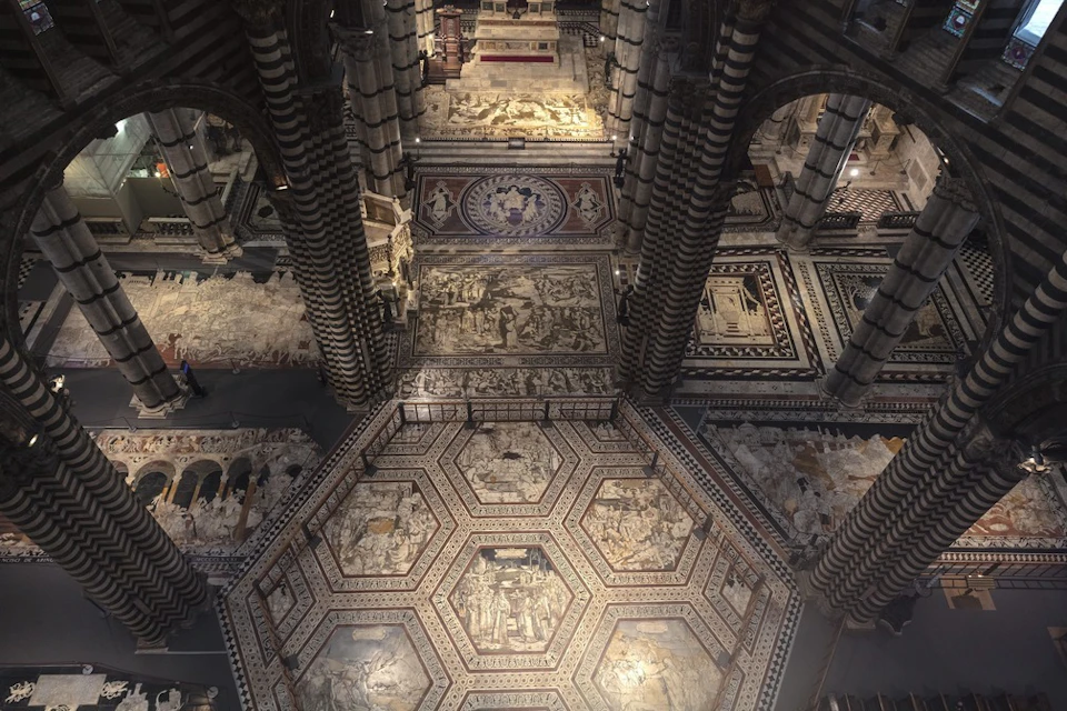 Siena Cathedral - floor from above
