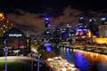 멜버른의 도시의 불빛