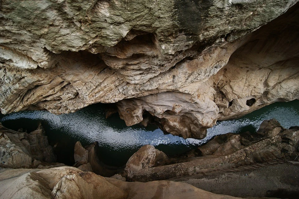 The anchorage of the tajo de los Gaitanes. Caminito del Rey.