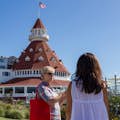 View of the back of the Hotel del Coronado with San Diego Walks