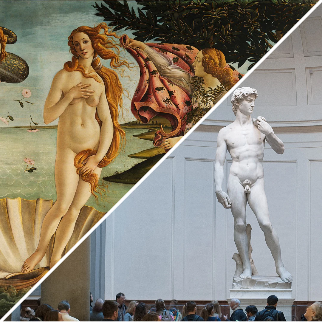 Uffizi & Accademia: Reserved Entry Combo Ticket