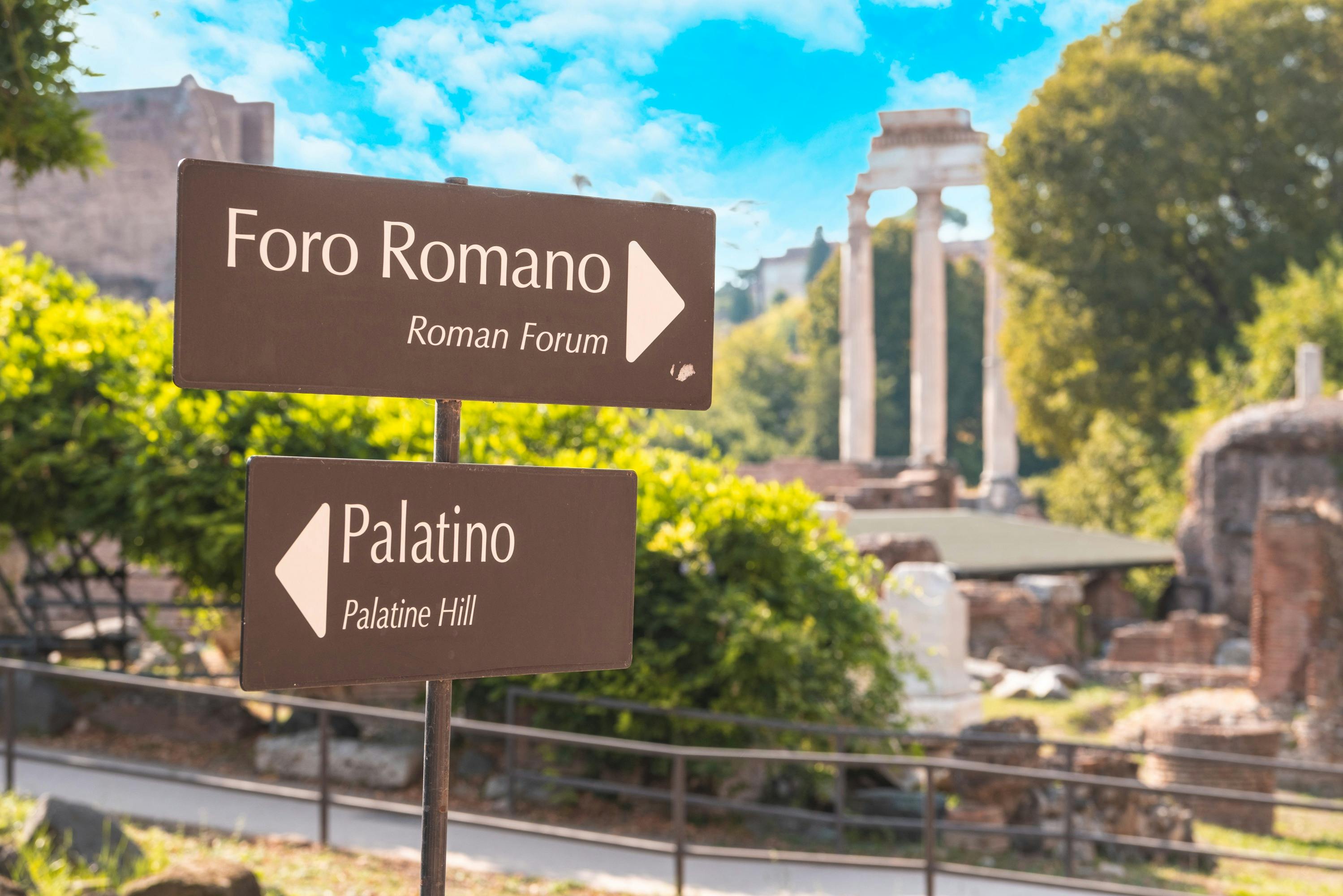 Colosseum, Palatine Hill, Roman Forum