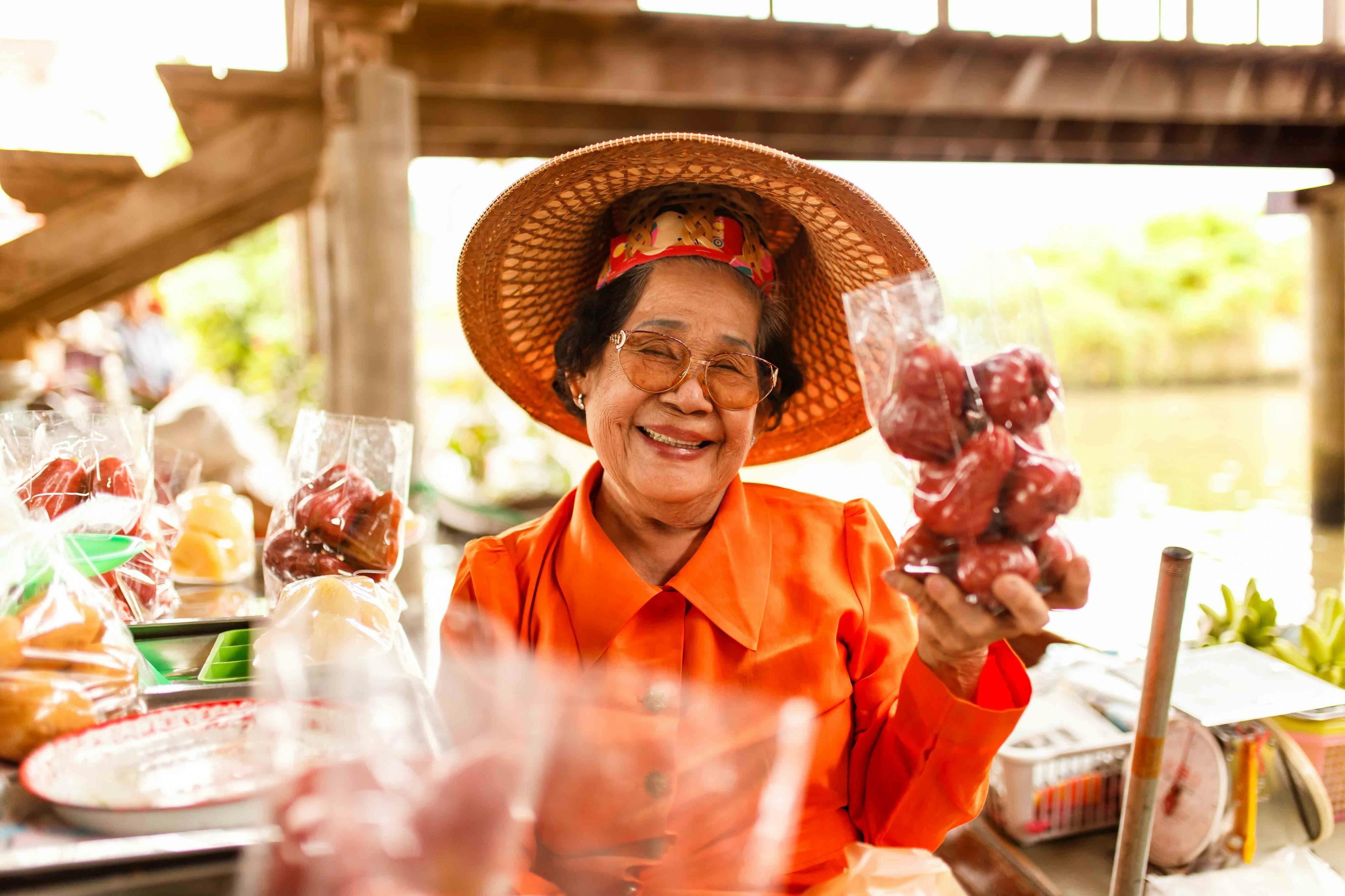local selling fruits