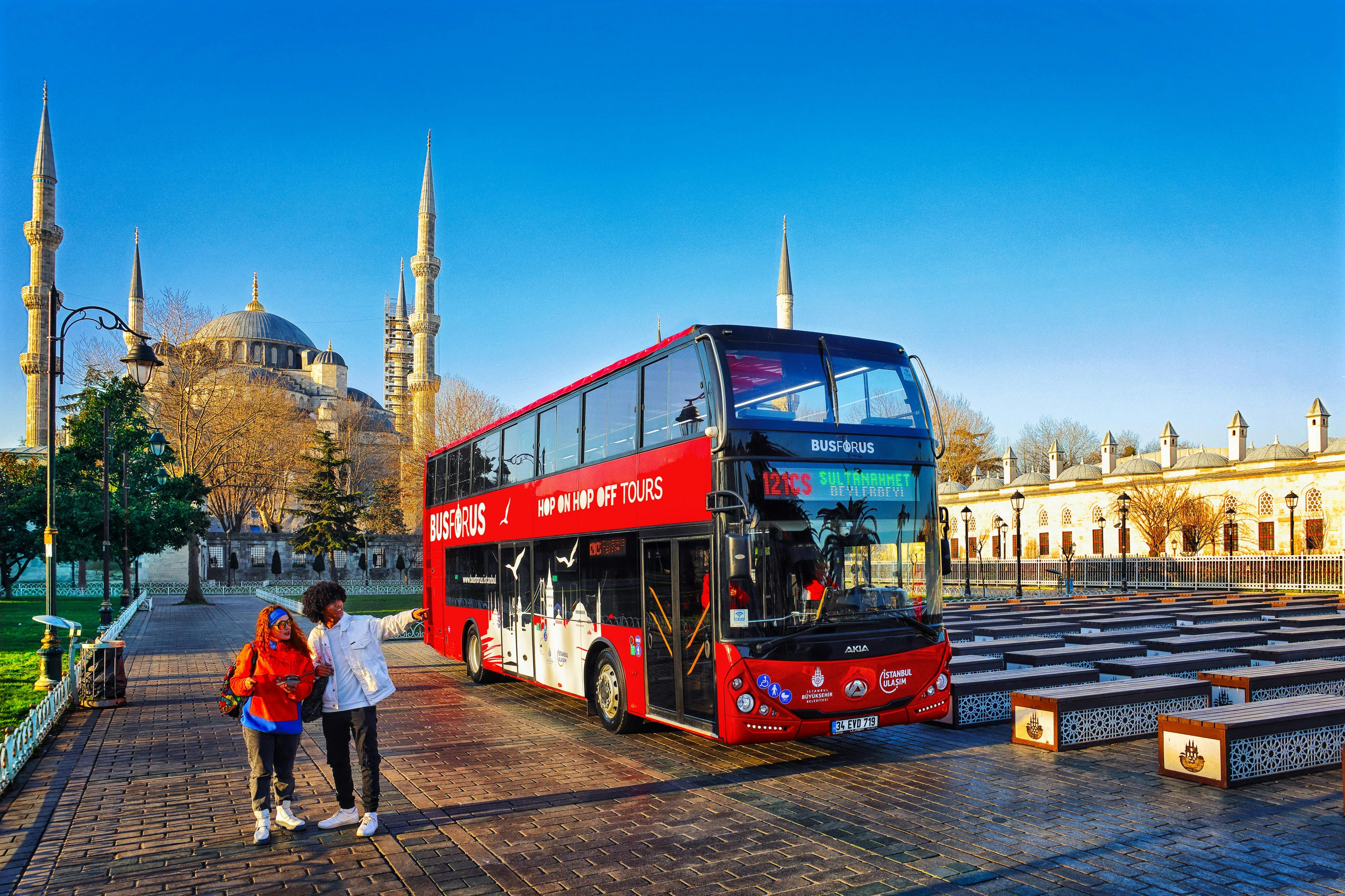 Autocarro turístico Hop on Hop off em Istambul