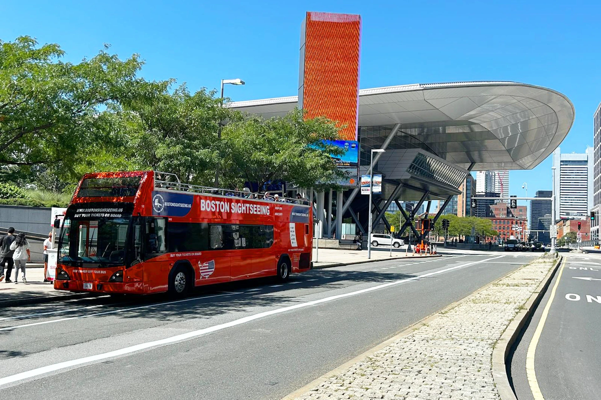 Boston Sightseeing Double Decker Bus