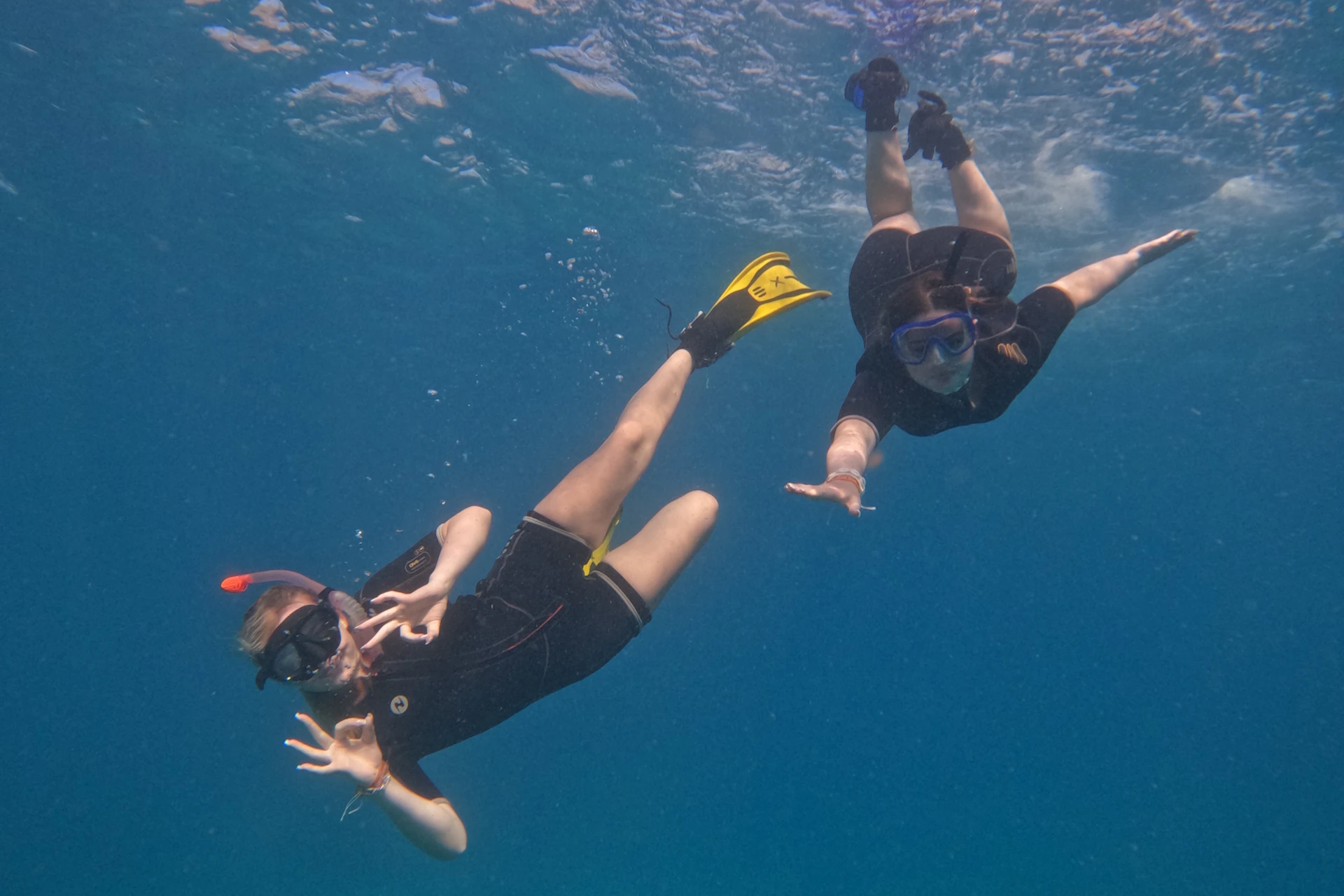 Snorkeling by boat