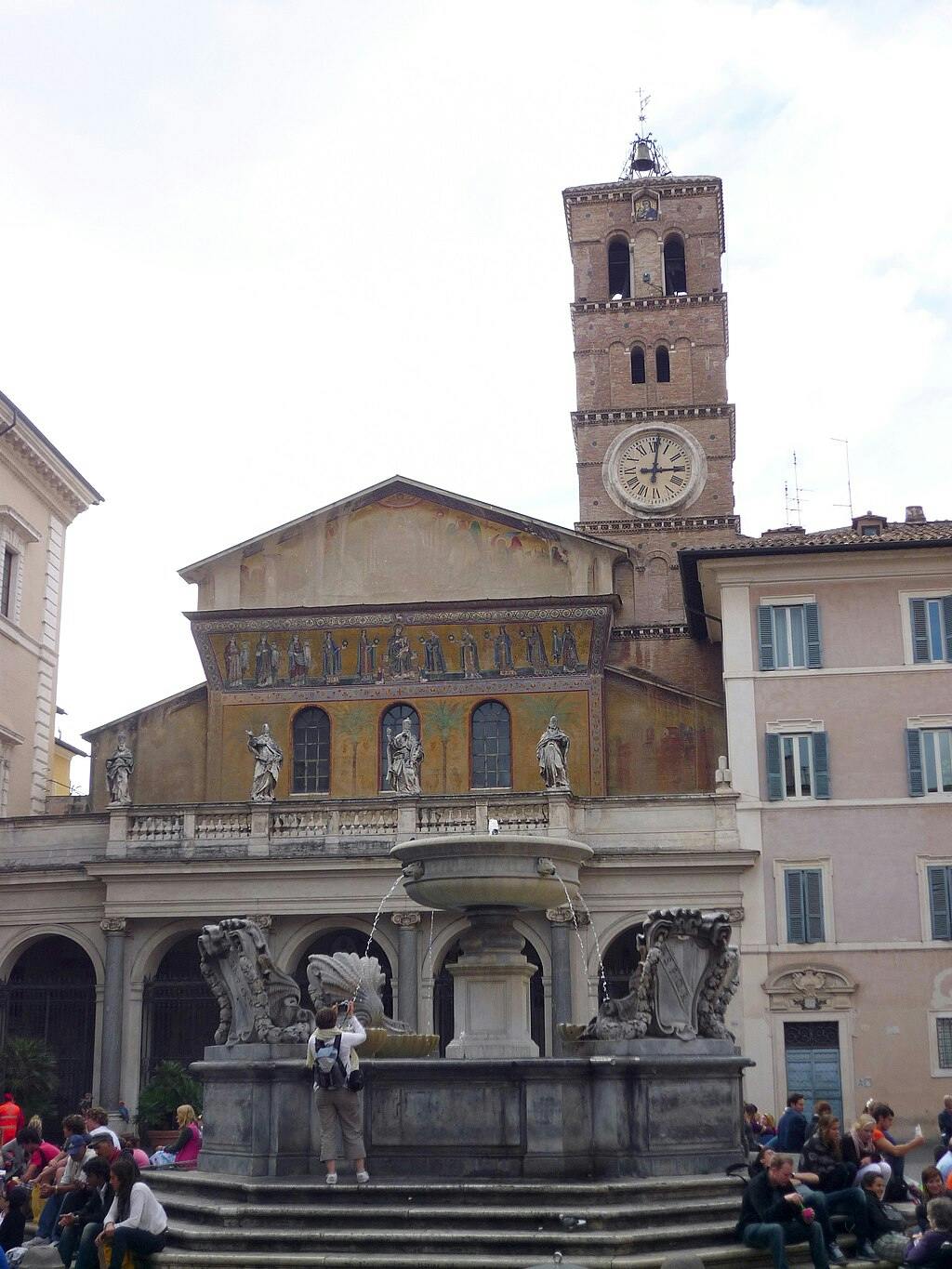 Basilica of Our Lady in Trastevere in Rome