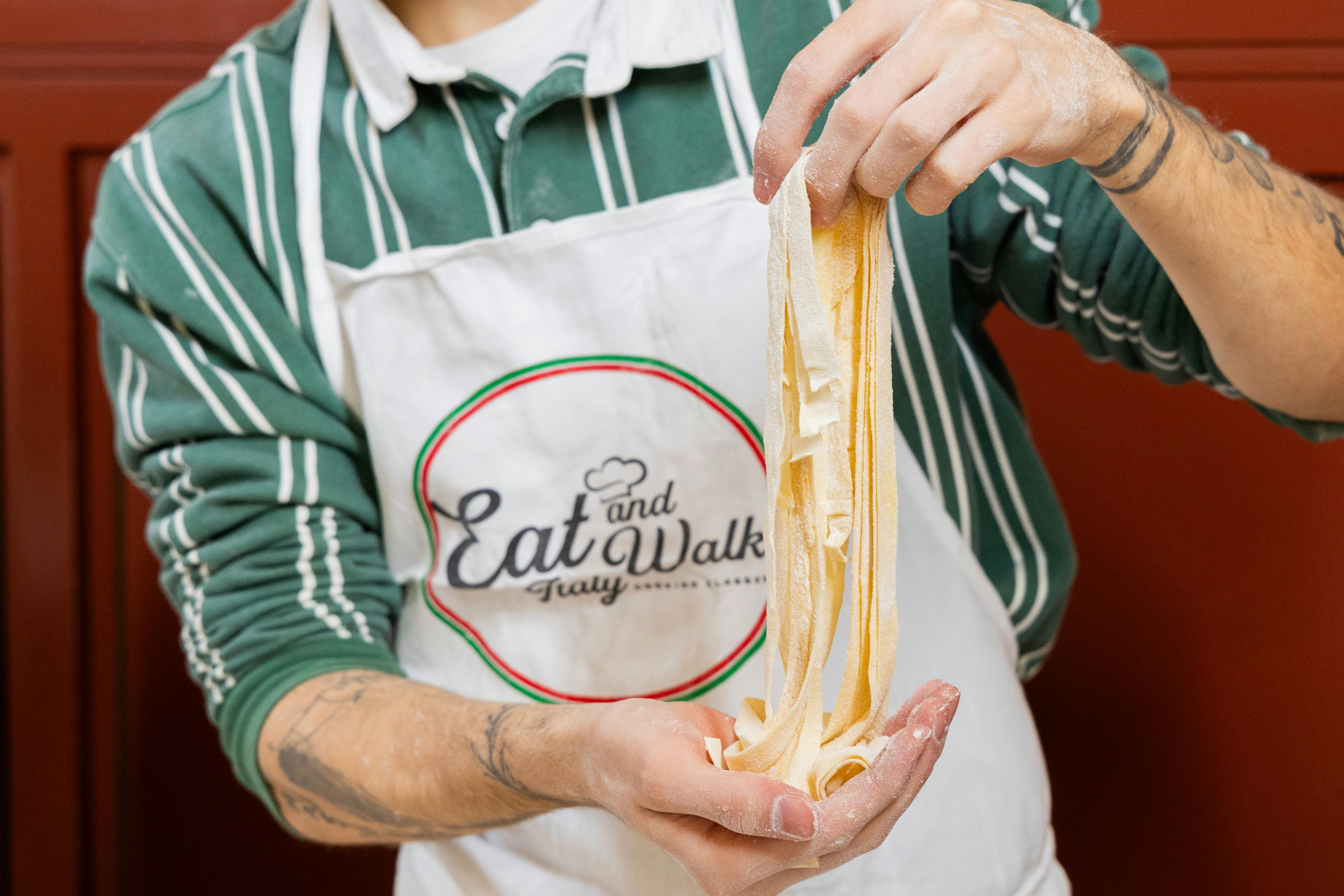 Φάτε και περπατήστε Ιταλία Μαθήματα μαγειρικής Ζυμαρικά και τιραμισού