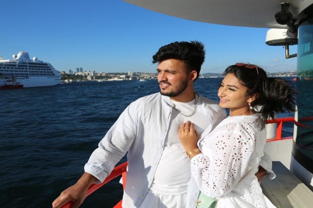 Lovely customers enjoying the tour.