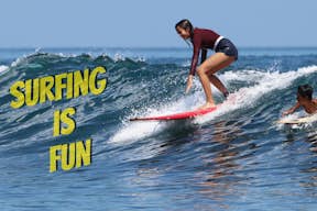 El surf és divertit!