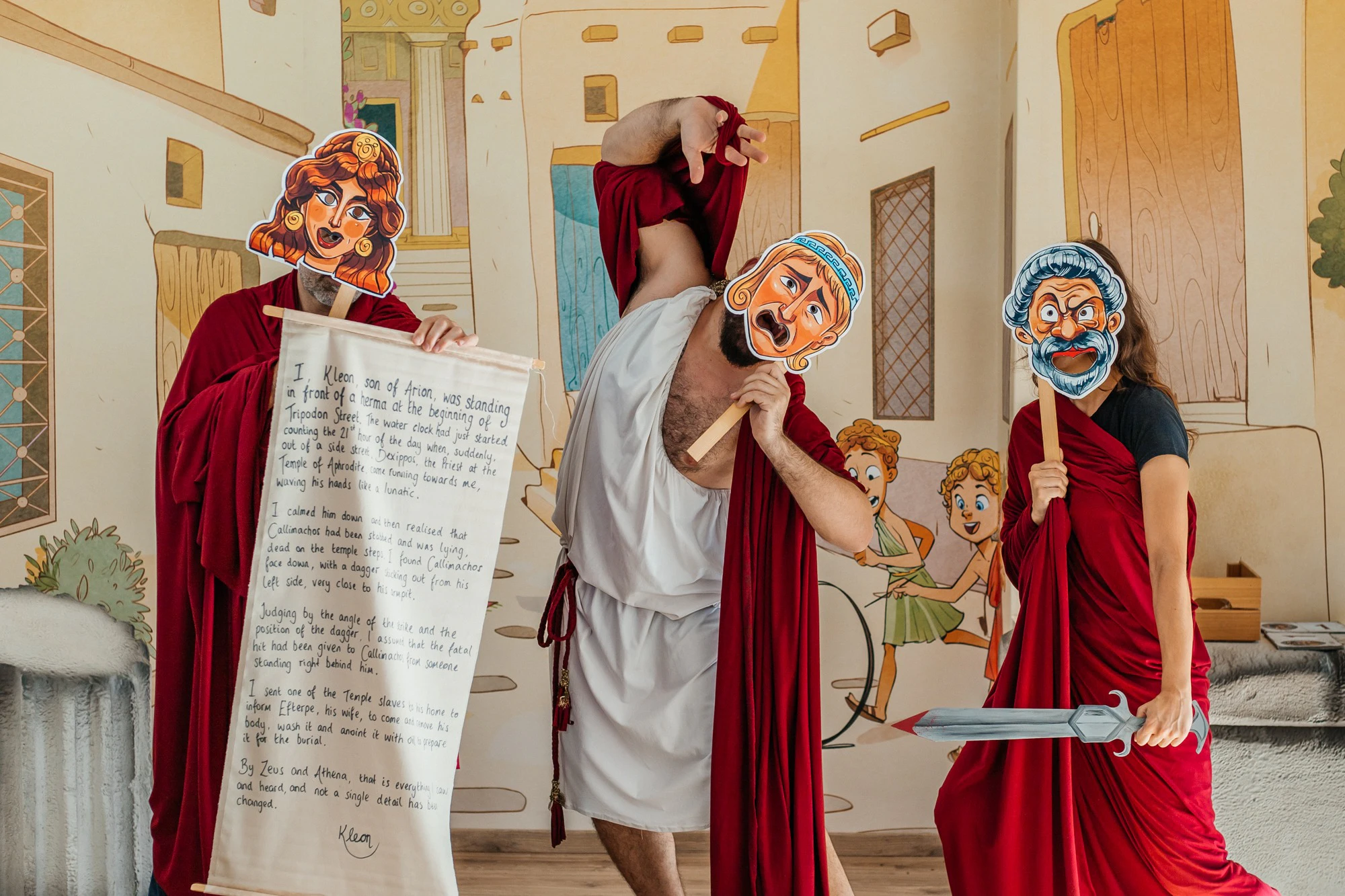 Living Museum Athens: Ancient Greek Theatre Murder Mystery Experience