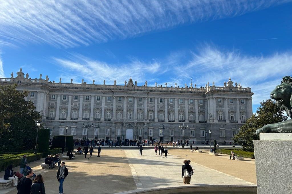outside Royal Palace