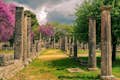 Historische Ruinen im antiken Olympia.