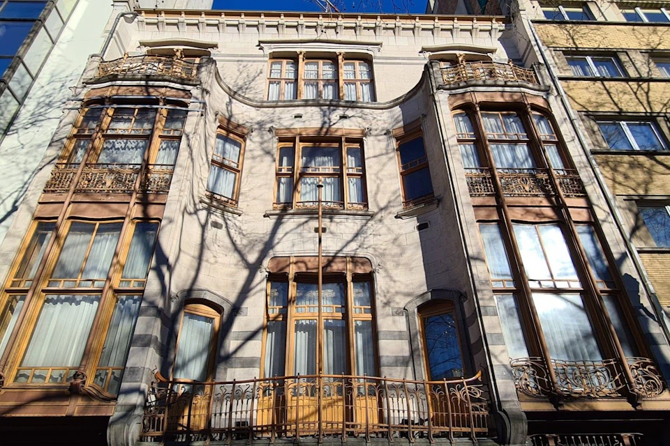 Facade of the building in Brussels