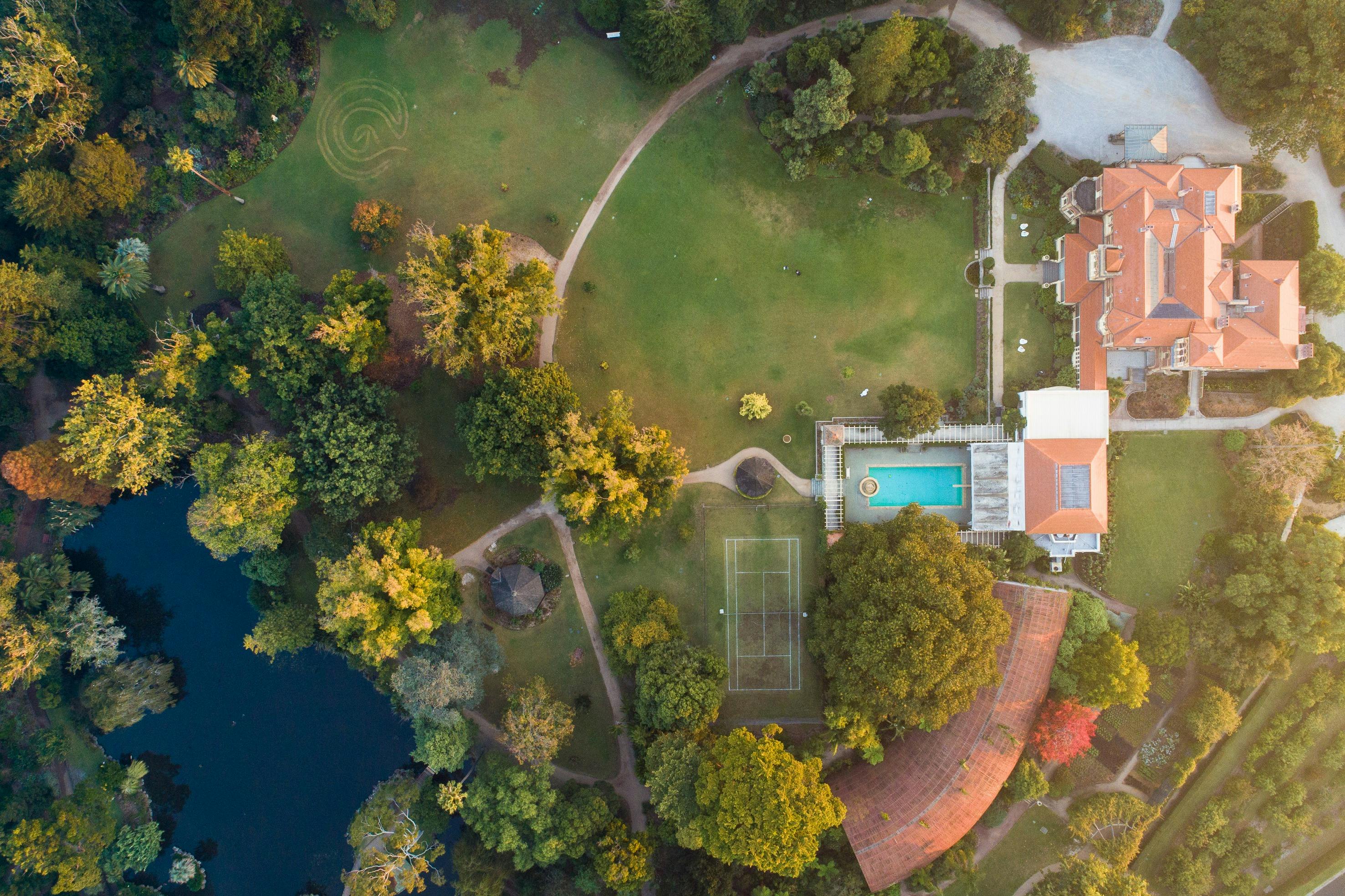 リッポンリーエステートの空撮