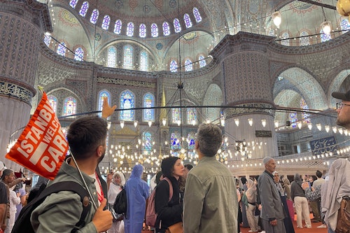 イスタンブールコンボツアー：ブルーモスクとトプカプ宮殿(即日発券)