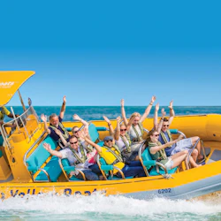 The Yellow Boats: 45-Min Speedboat Tour to Atlantis 4