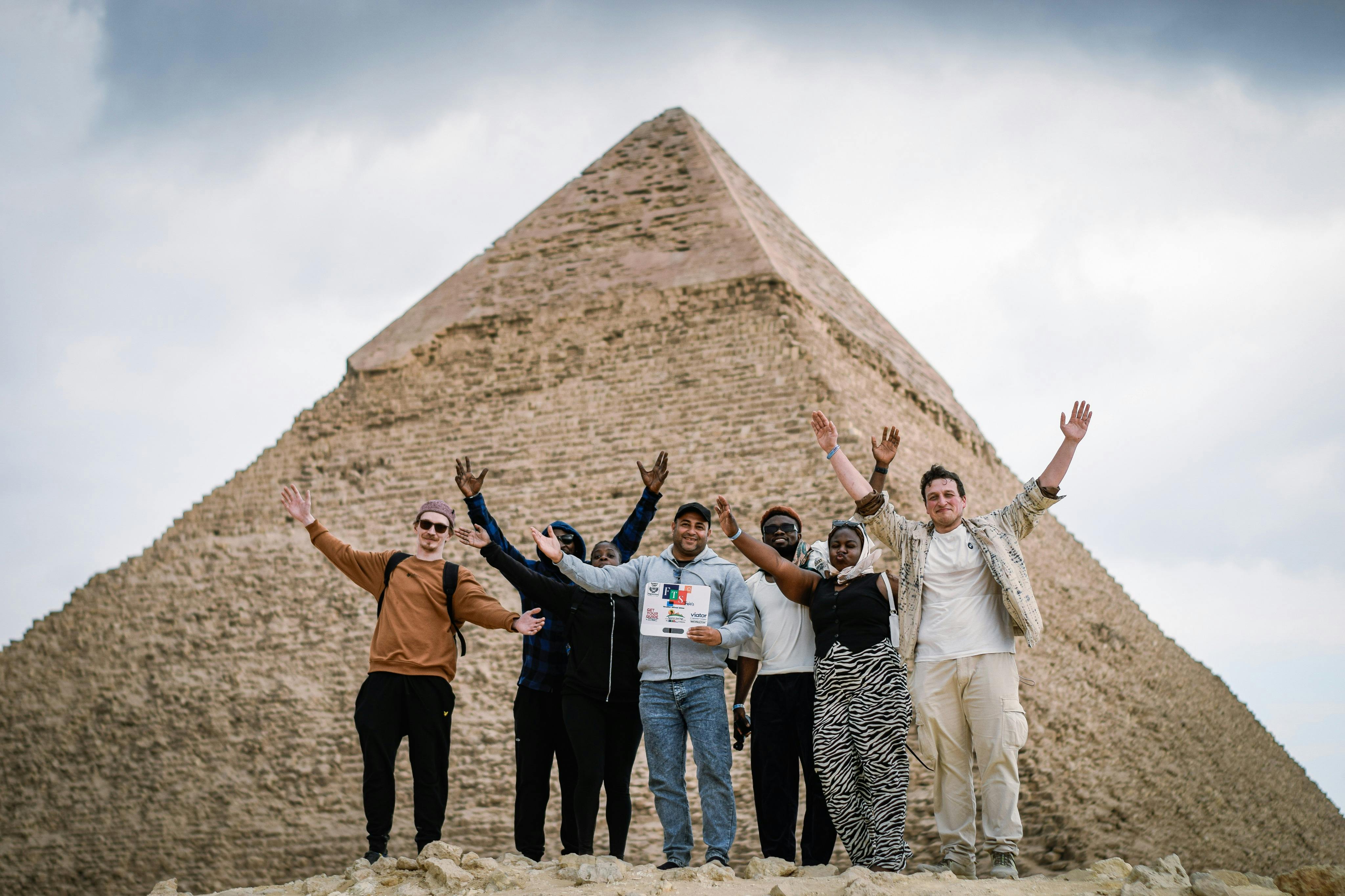 Half-day private Giza tour: Pyramids, Sphinx, camel ride, photos, hotel pickup & expert guide.