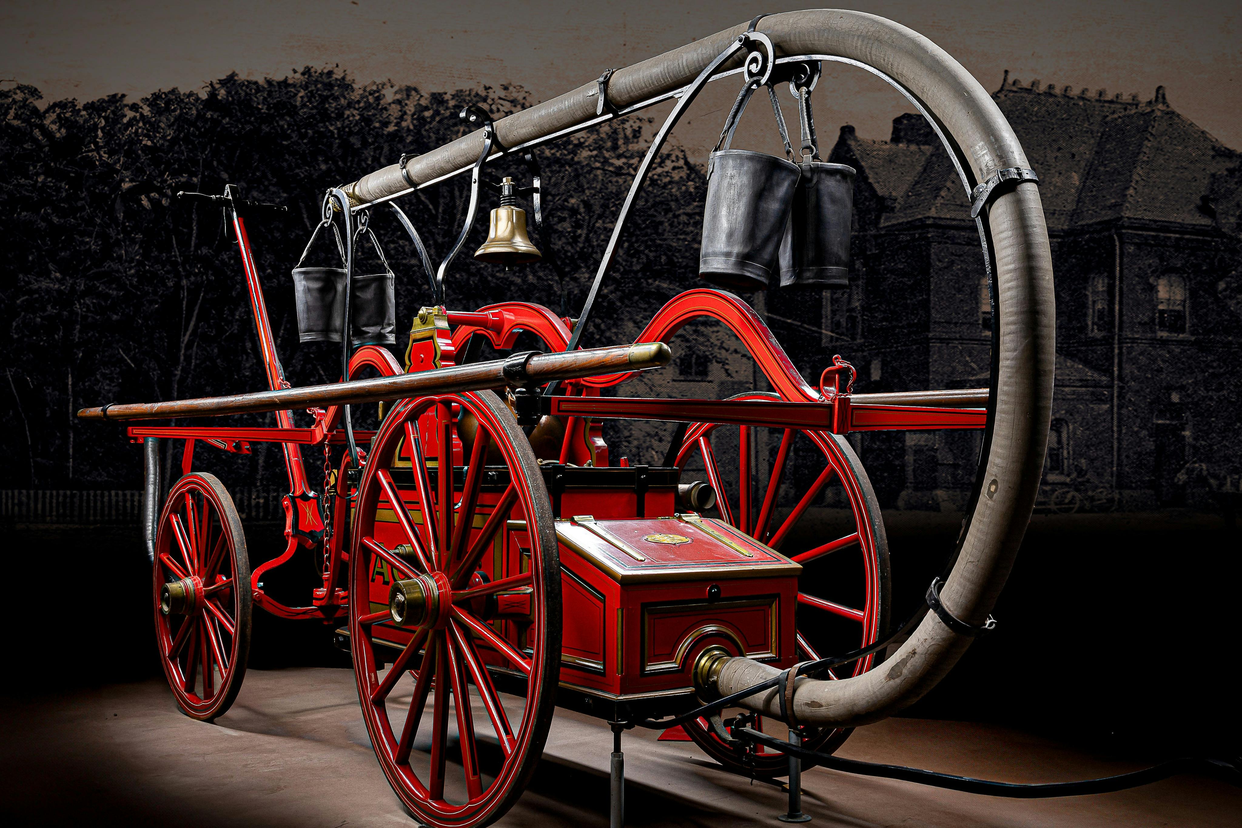 1866 Hunneman Hand Pumper
