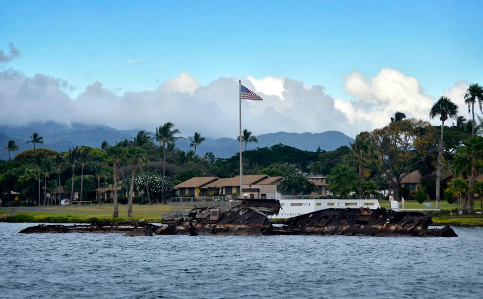 USS Utah Memorial in Pearl Harbor Hawaii