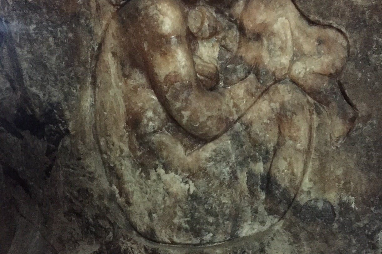 卢莱的岩盐矿的雕刻品