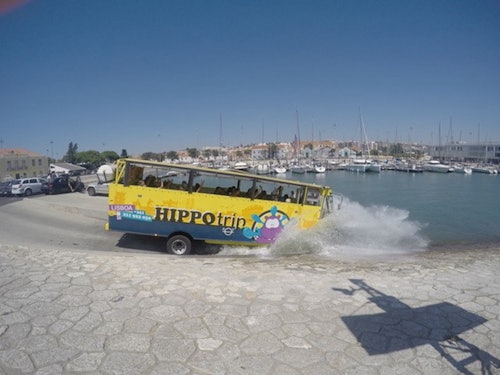 HIPPOtripリスボン：水陸両用バス＆ボートツアー(即日発券)