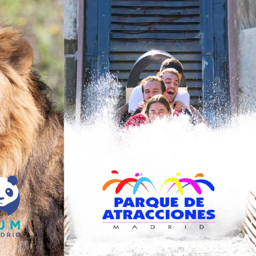 Parque de Atrações de Madrid + Zoo Aquário de Madrid: Bilhete de entrada