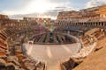 Blick auf das Innere des Kolosseums mit der Gladiatorenarena