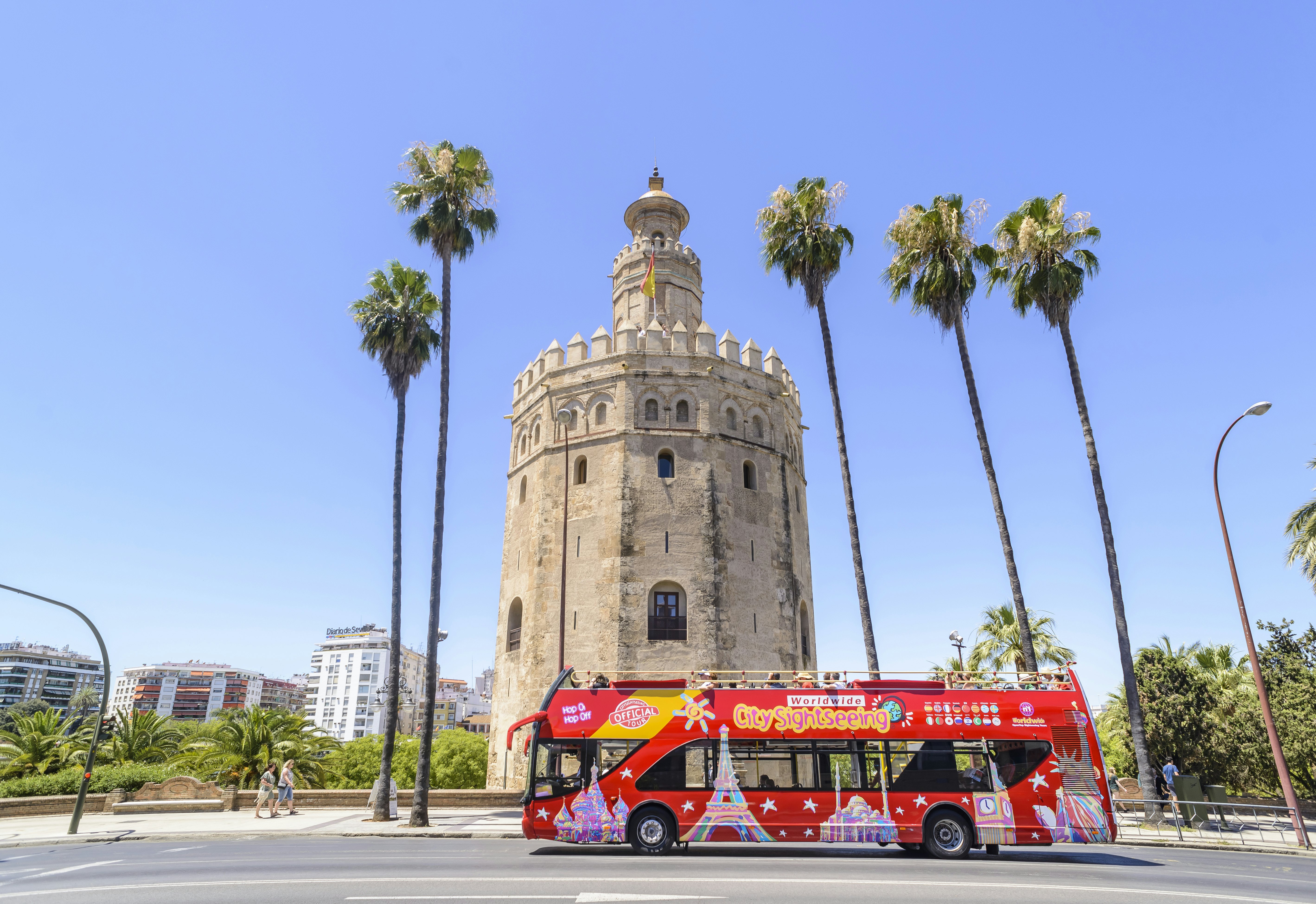 CitySightseeing Sevilha: Excursão de Autocarro Hop-on Hop-off