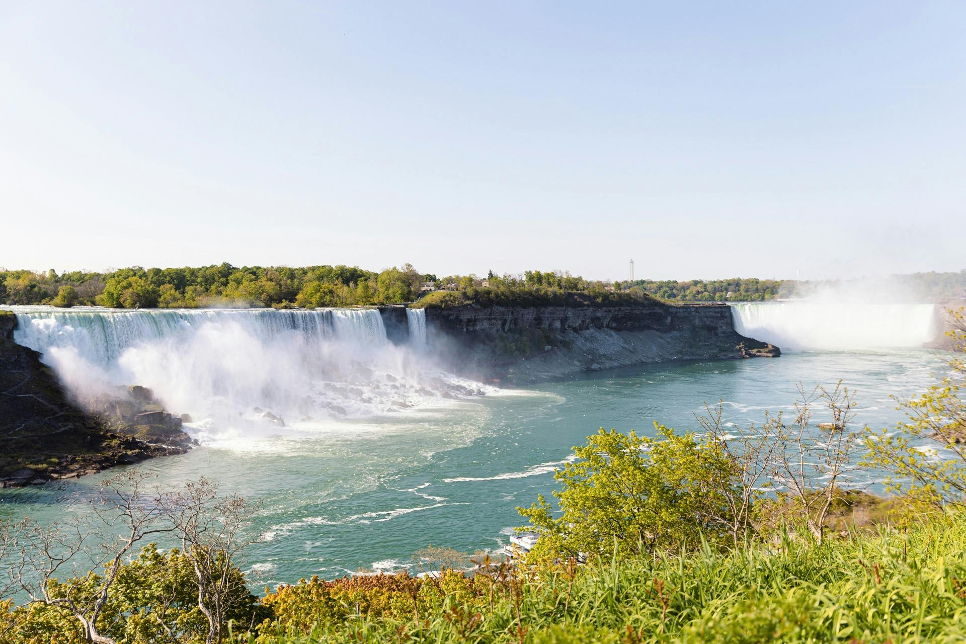 Exclusive First on the Boat Niagara Falls Tour & Journey Behind the Falls