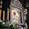 The miraculous image of the Virgin Mary in Czestochowa.