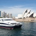 Magistralny statek wycieczkowy w porcie Sydney