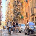 Jazda rowerem ulicami Barcelony