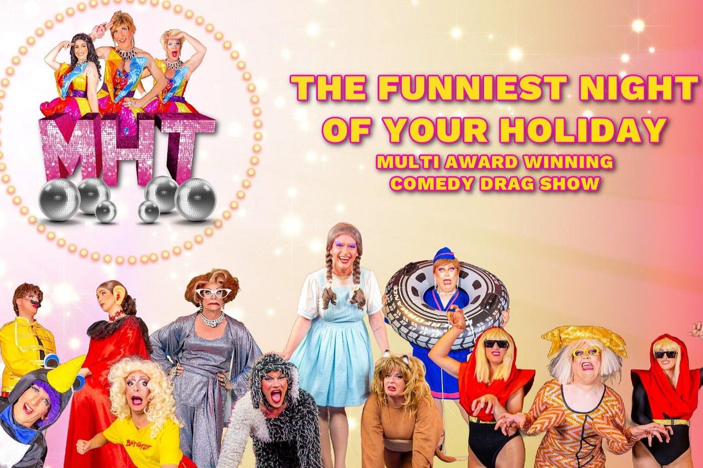 Music Hall Tavern Lanzarote: Spettacolo comico drag show + cena — 5