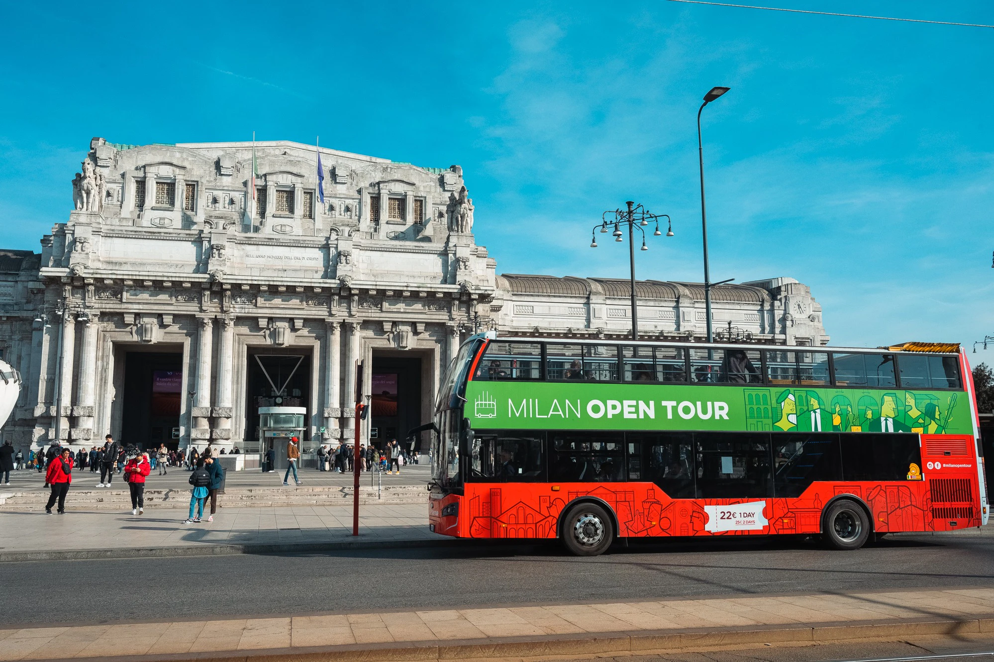 Gray Line Milan Open Tour: Hop-on Hop-off Bus Tour