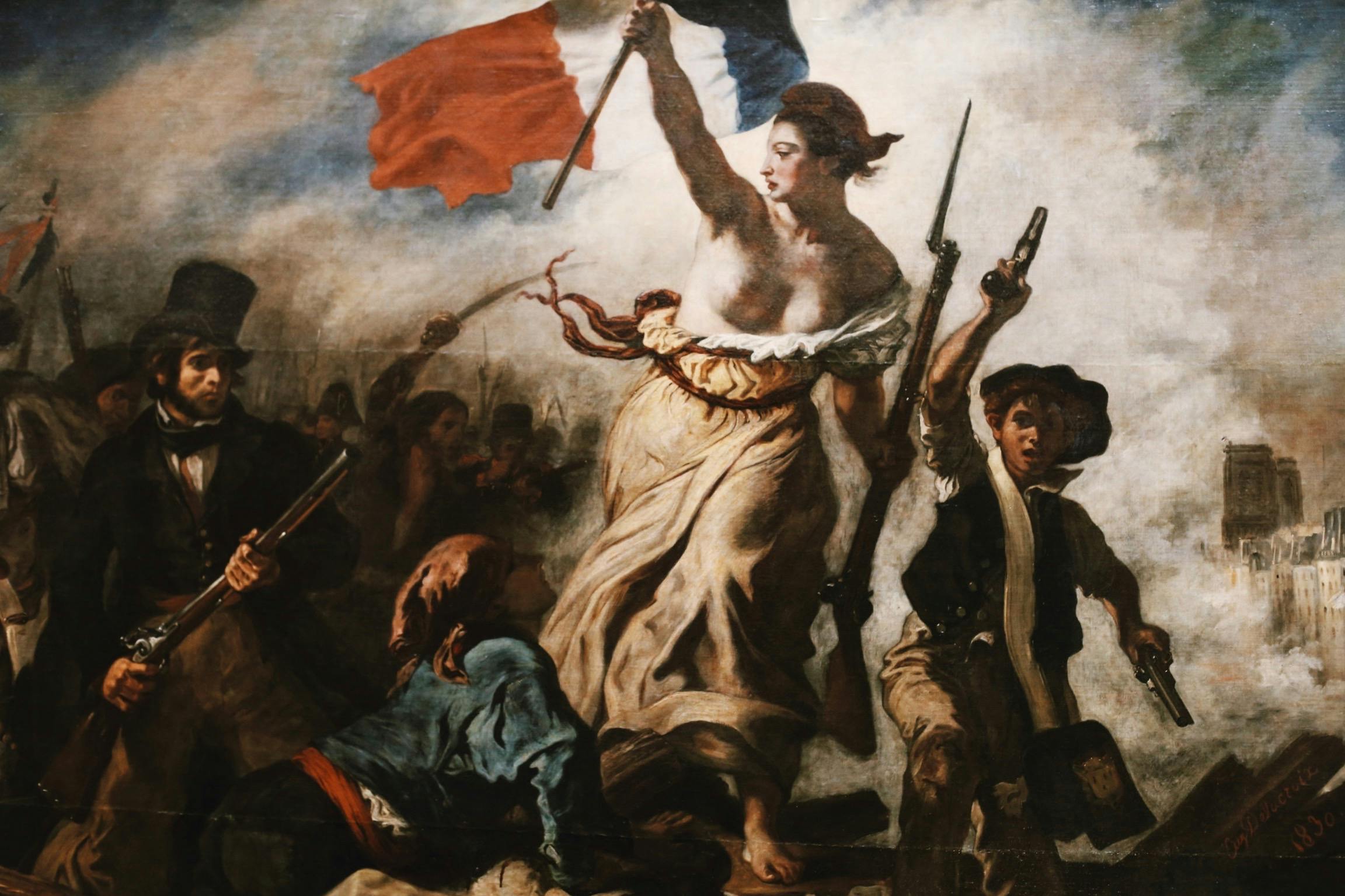 Das Innere des Louvre-Museums