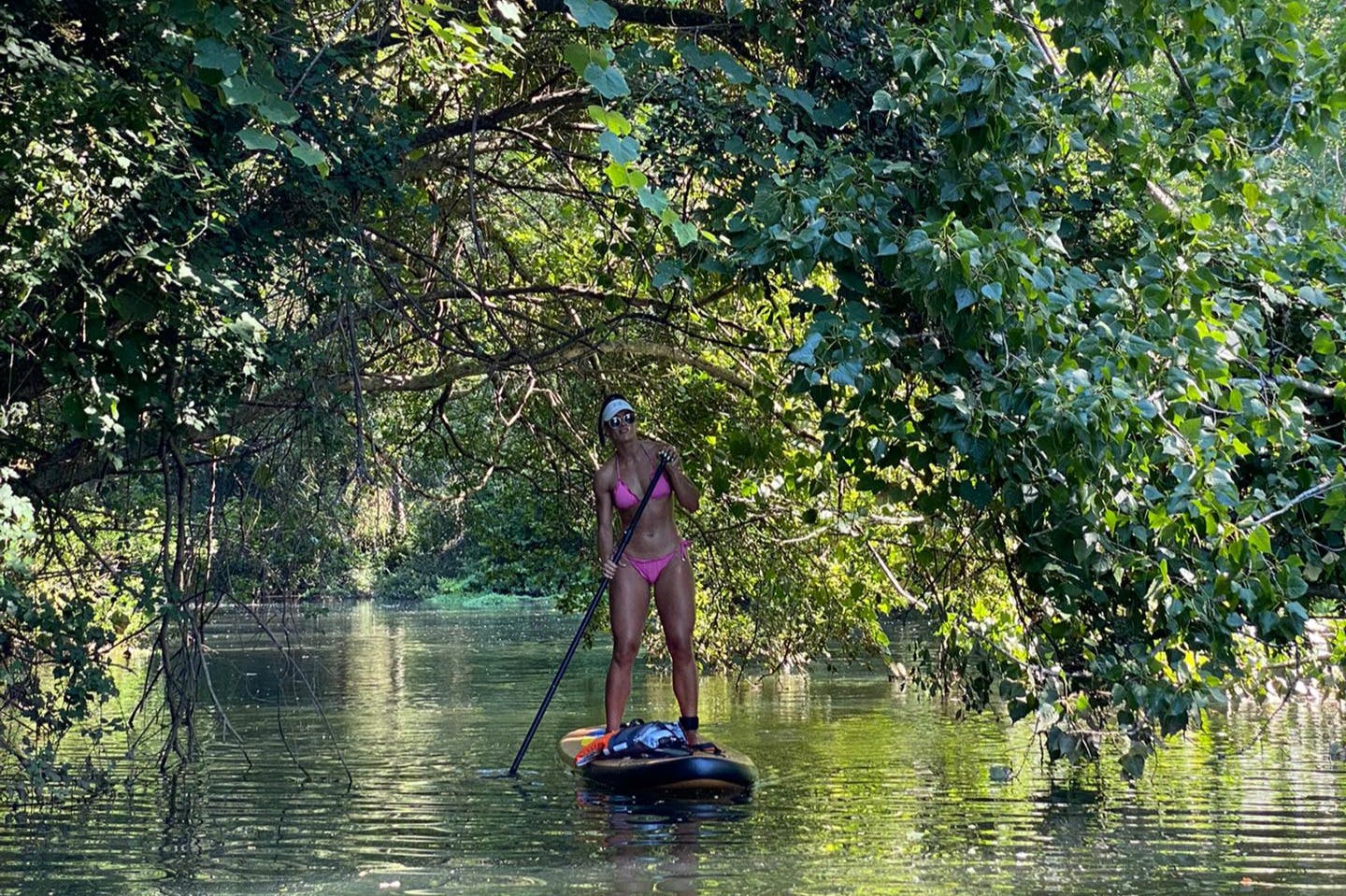 アルダでパドルボード体験
