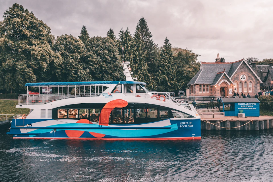A Loch Ness cruise boat