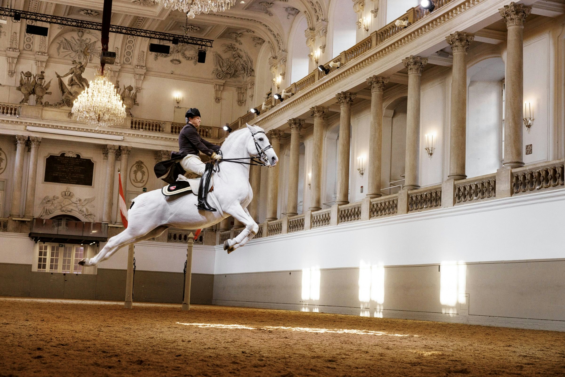 Lipizzaner Performance at the Spanish Riding School
