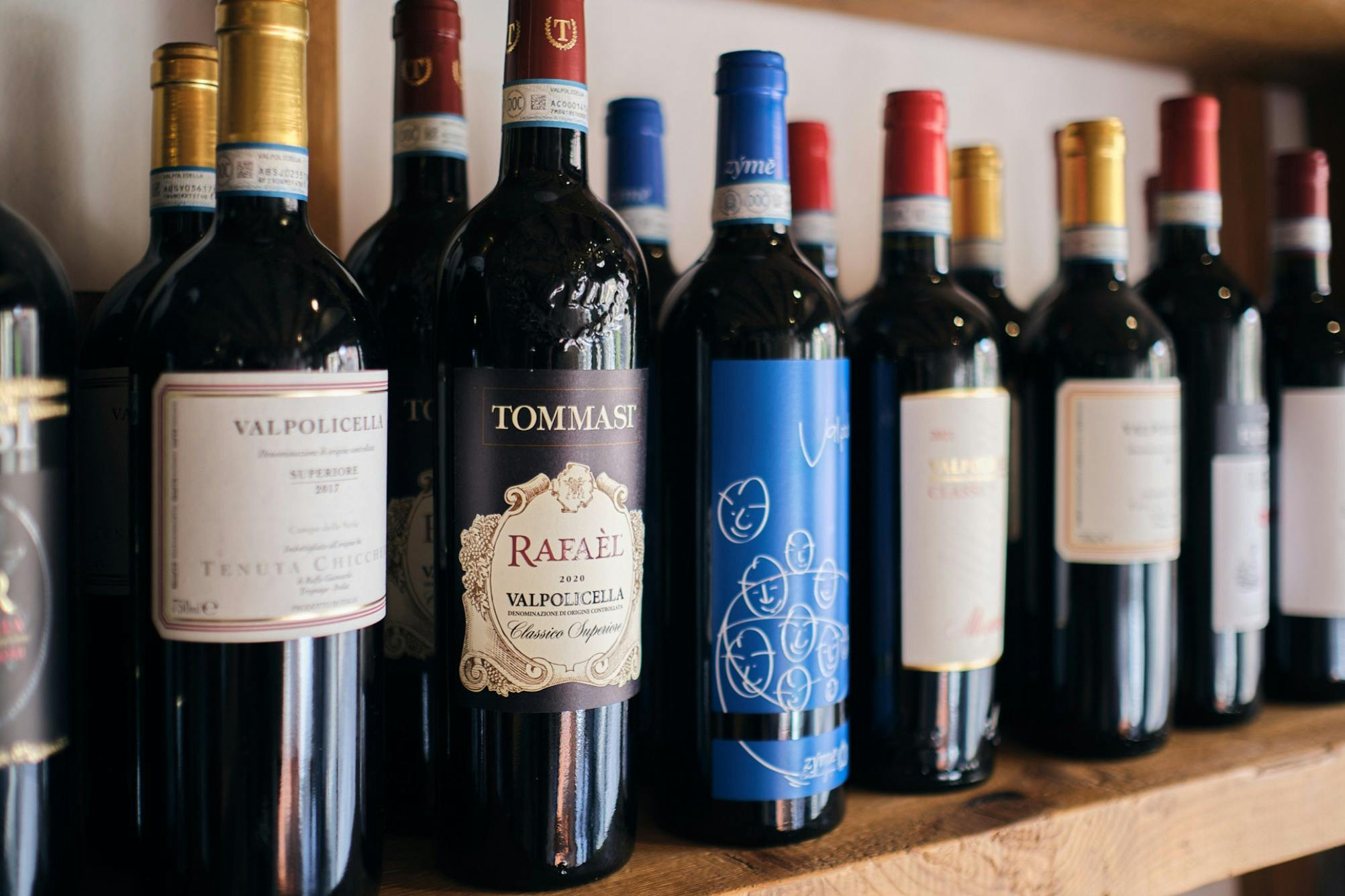 Selection of Valpolicella from Tommasi, Zymè, Rubinel Vajol, Monte del Frà, Tedeschi and Masi