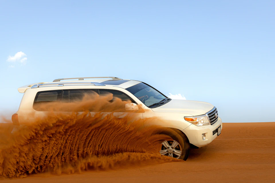 Dune bashing