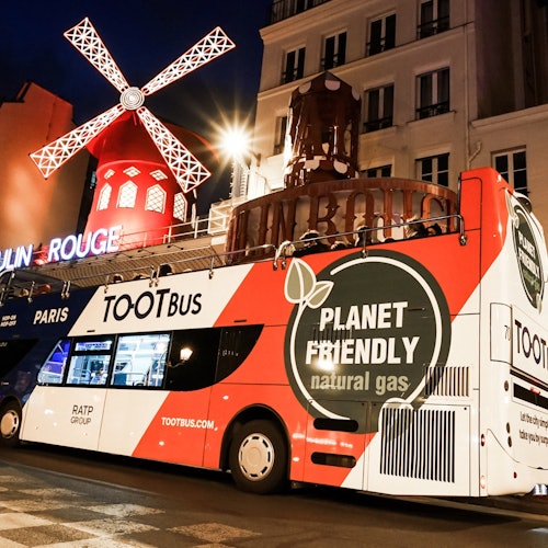 Tootbus Paris: Capital of the Games at Night Hop-on Hop-off Bus Tour