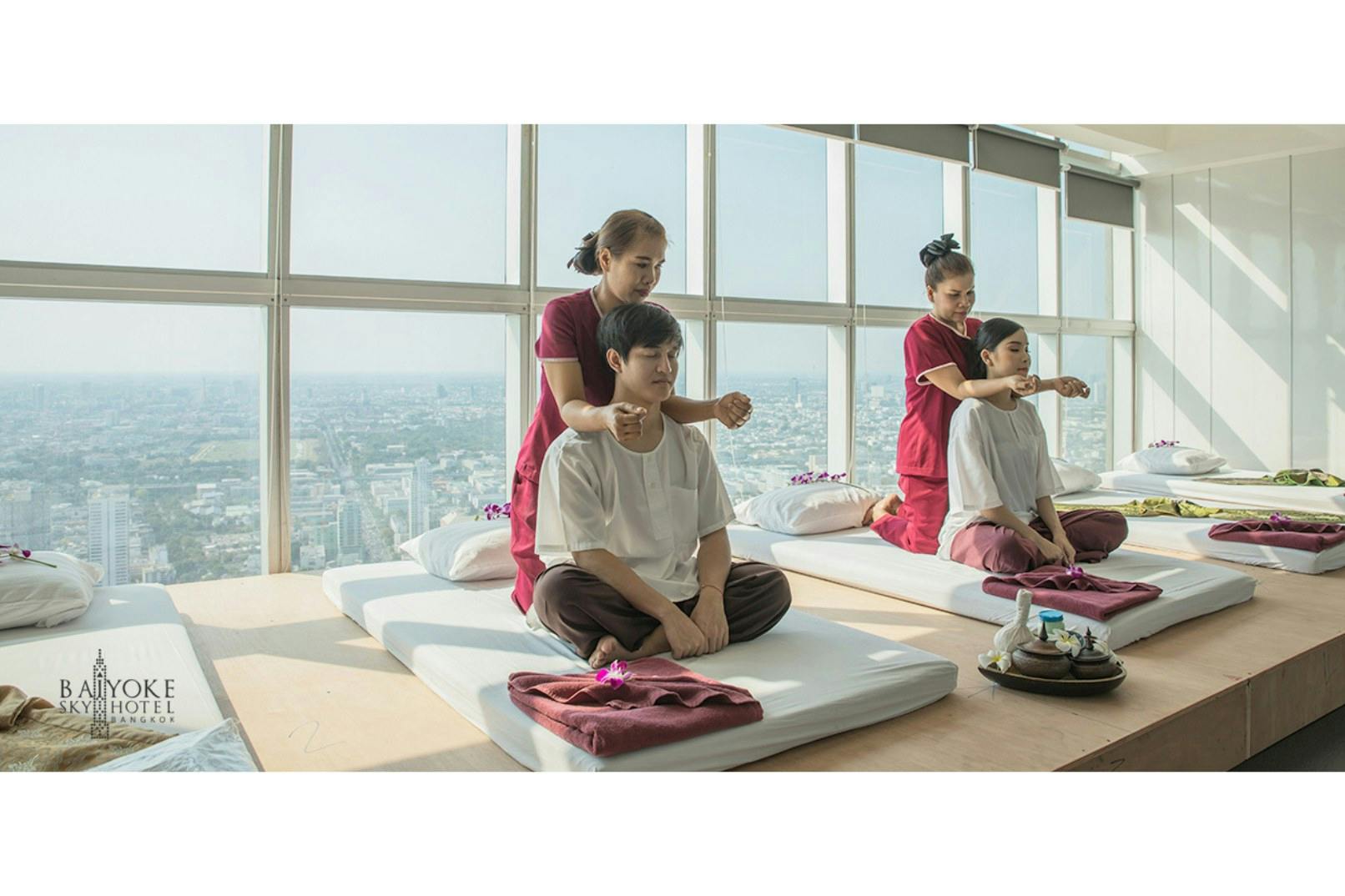 Baiyoke Sky Hotel Bangkok: Back & Shoulder Massage + Thai Herbal Compress 1-Hr