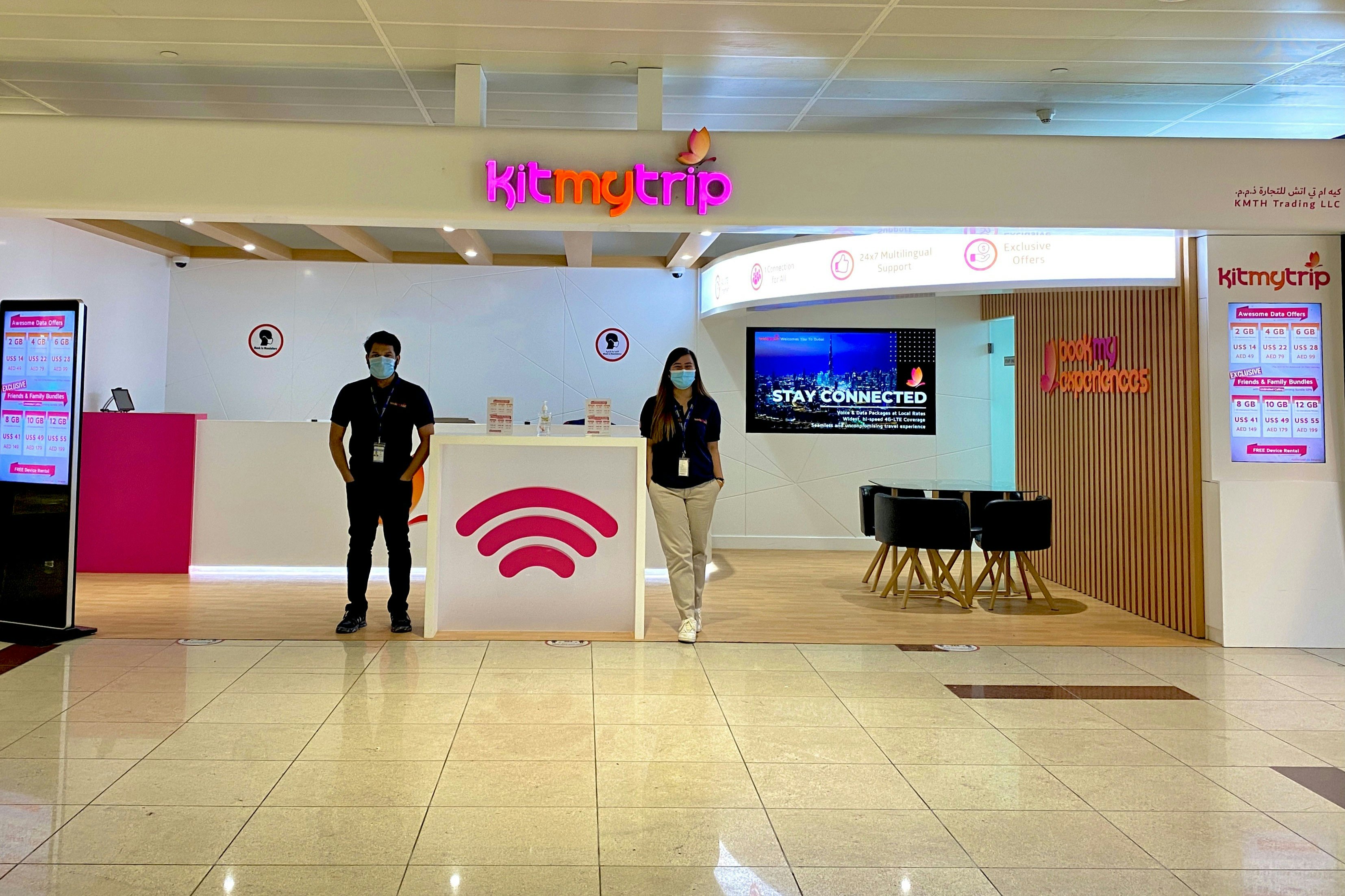 ドバイメトロ＆バスNOLカードと5GツーリストSIMカード（空港