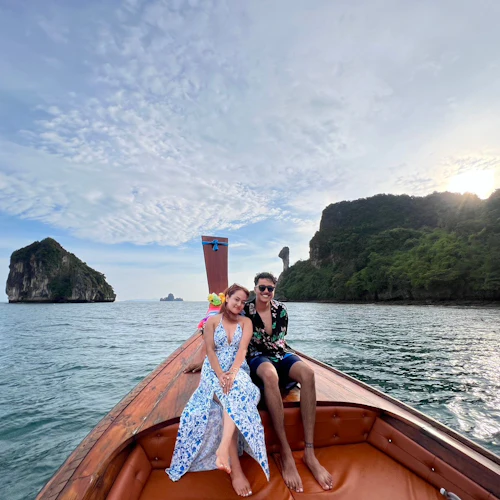 Krabi: Passeio pelas 7 ilhas ao pôr do sol e churrasco em um barco vintage de luxo - Photo 25