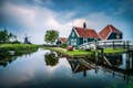Traditional wooden houses at Zaanse Schans