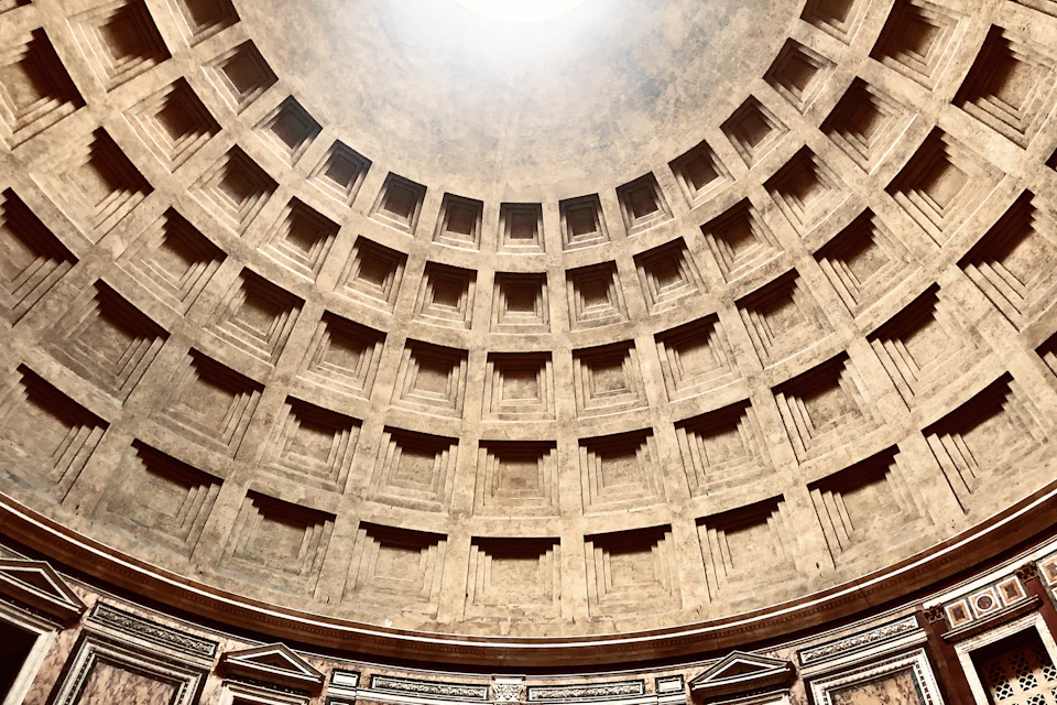 Light from the Oculus into the Dome
