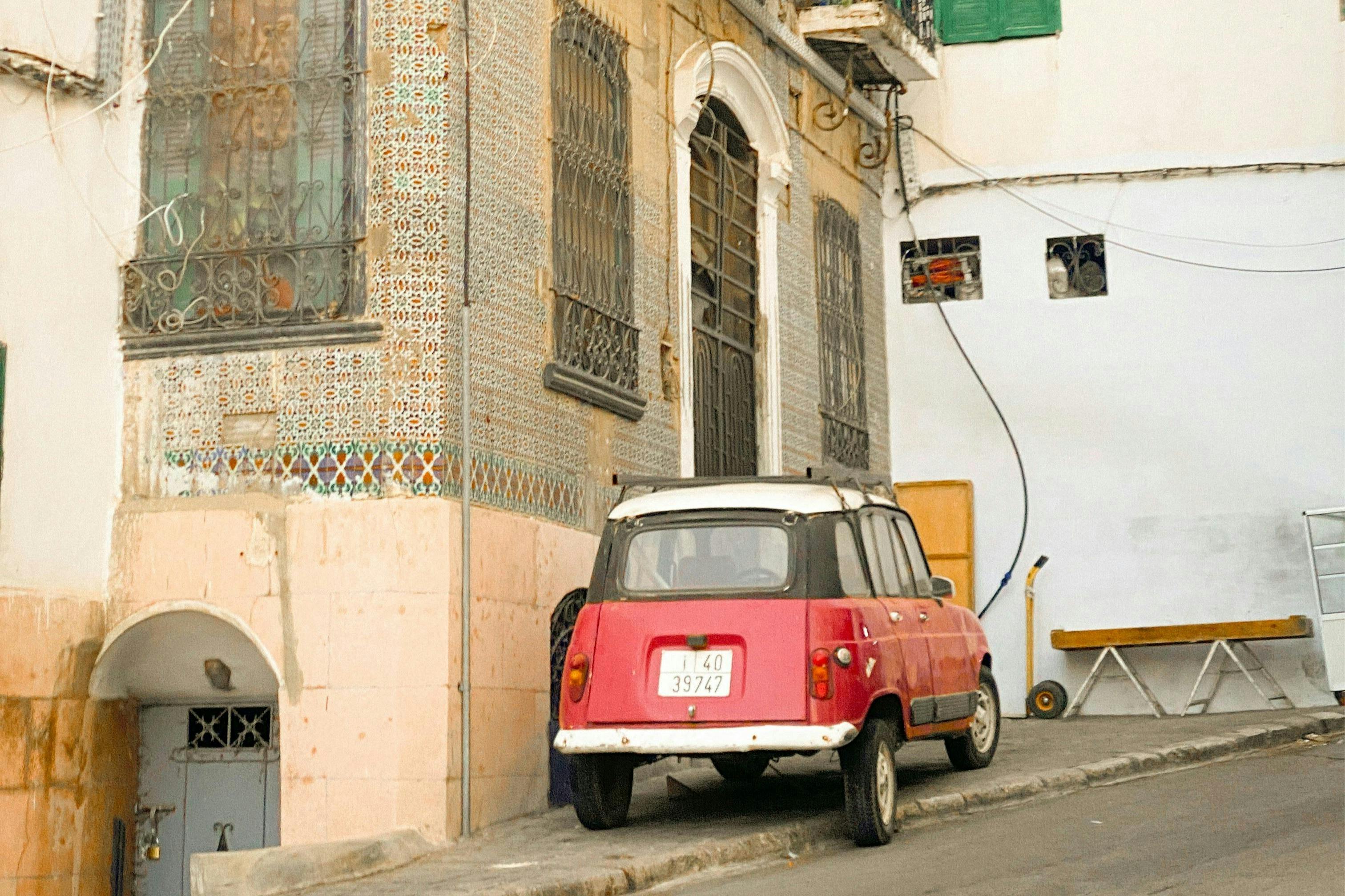 Vintage Car in Tangier