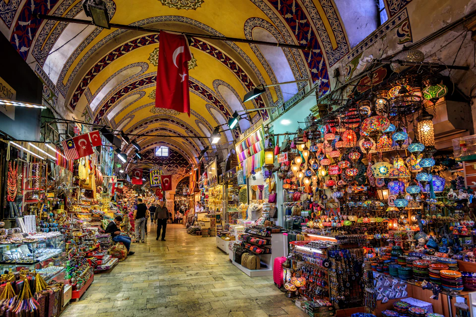The Grand Bazaar in Istanbul