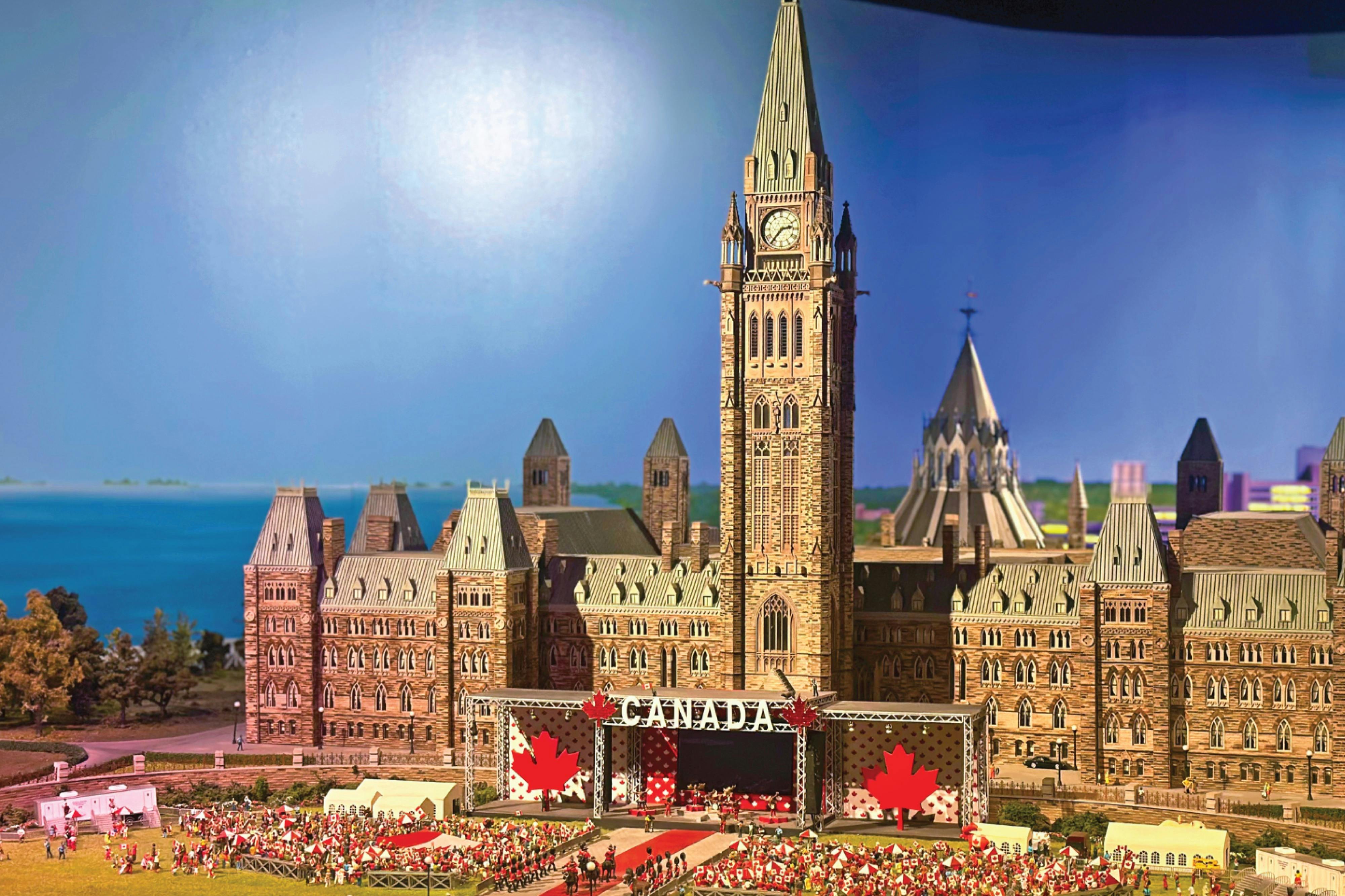 리틀오타와 미니어처 국회의사당에서 캐나다의 날 기념하기